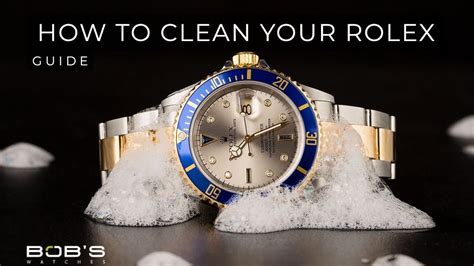 how to clean rolex glasses.